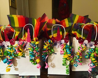 Unicorn party bags