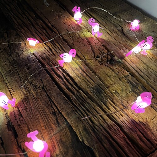 2m 20 Light Flamingo Unicorn LED Fairy Light String Bedroom Wedding Party Decor 