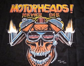 Vintage never worn Men&#39;s Hotrod T-shirt Motor Heads