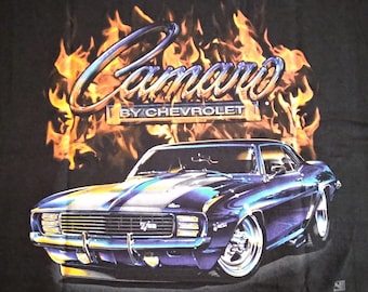 Chevy Camaro Classic Hot Rod Licensed GM T-shirts Size 3XL