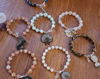 Nubian Bracelets, Afrocentric Bracelets, Symbolic Jewelry, Black Girl Magic Jewelry, Positivity Bracelets, Black Goddess Bracelets