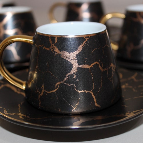 Turkish Coffee Cup Set Espresso Cup Coffee Mug Set Gift Etsy