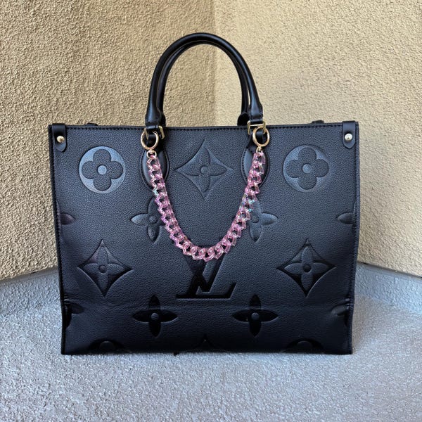 Purse Chain #3 (Light Pink - Clear - Iridescent)