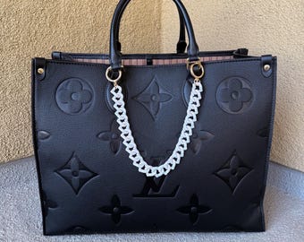 Cadena para bolso n.° 11 (blanca, lisa e iridiscente)