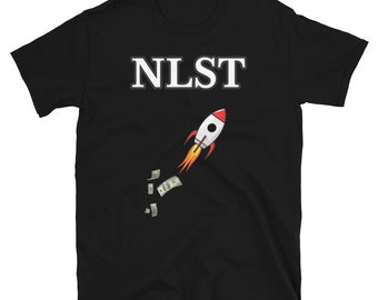Netlist (NLST) Stock Market Ticker Investor T-Shirt | Gift idea for trader, finance people and investors | Merch and clothes Stonksabove.com