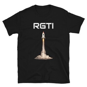 Maglietta con il simbolo azionario RGTI di Rigetti Computing / Idea regalo per appassionati di borsa / Investitori nel settore dell'informatica quantistica