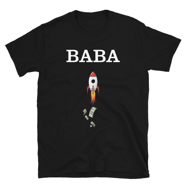 Alibaba (BABA) Börse T-Shirt | Geschenk für Aktienhändler und Anleger Wallstreetbets Apparel Finance Merch | Geldkleidung