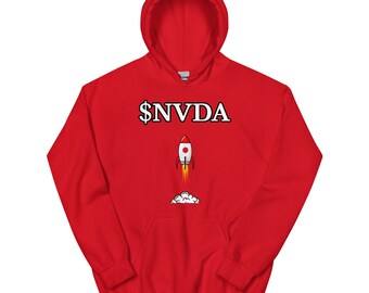 Stock Market Investor NVIDIA (NVDA) Stock Ticker HOODIE