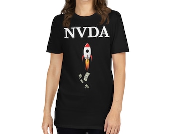 NVIDIA Stock Ticker T-shirt (NVDA) Stock Market Investor and
