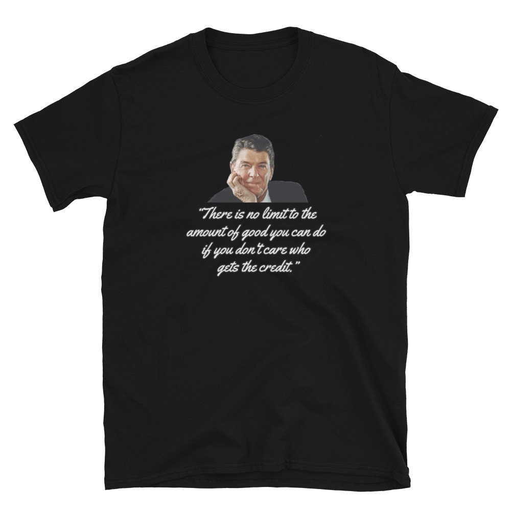 President Ronald Reagan black graphic MARINES a difference in this