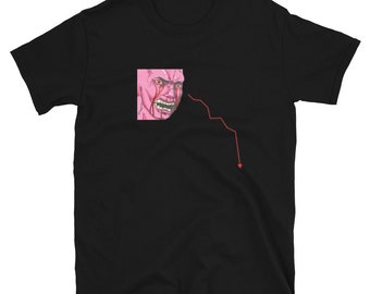 Red Wojak Doomer Zoomer boomer Stonks Market Crash funny gift idea Investor stock market T-Shirt