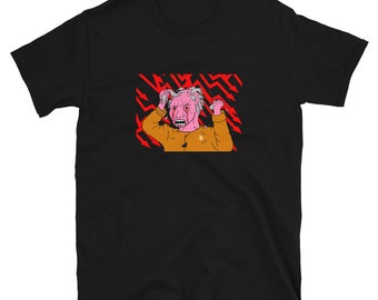 Wojak Zoomer Bitcoin going down stonks investor gift T-Shirt npc funny