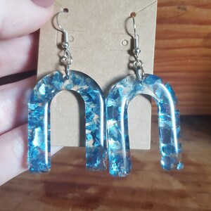 Blue Crystal Earrings in Assorted Shapes | Blue Dangle/ Drop Earrings | Azul Pendientes
