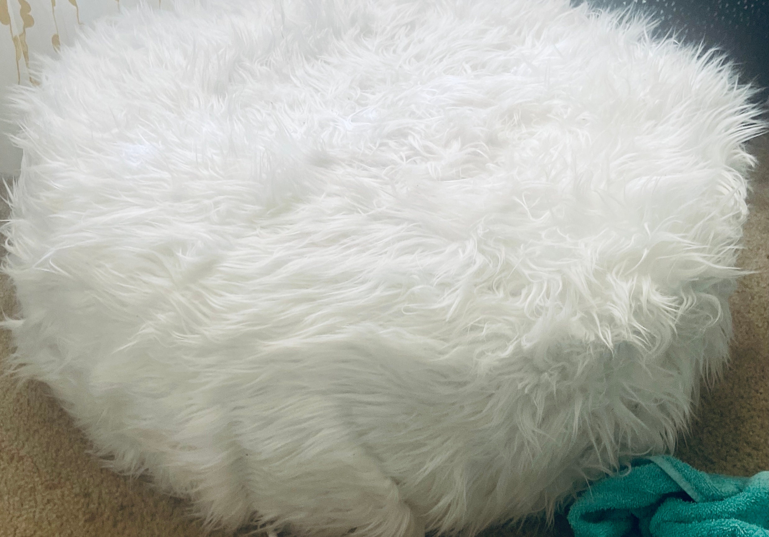 Faux Fur Ottomans Etsy