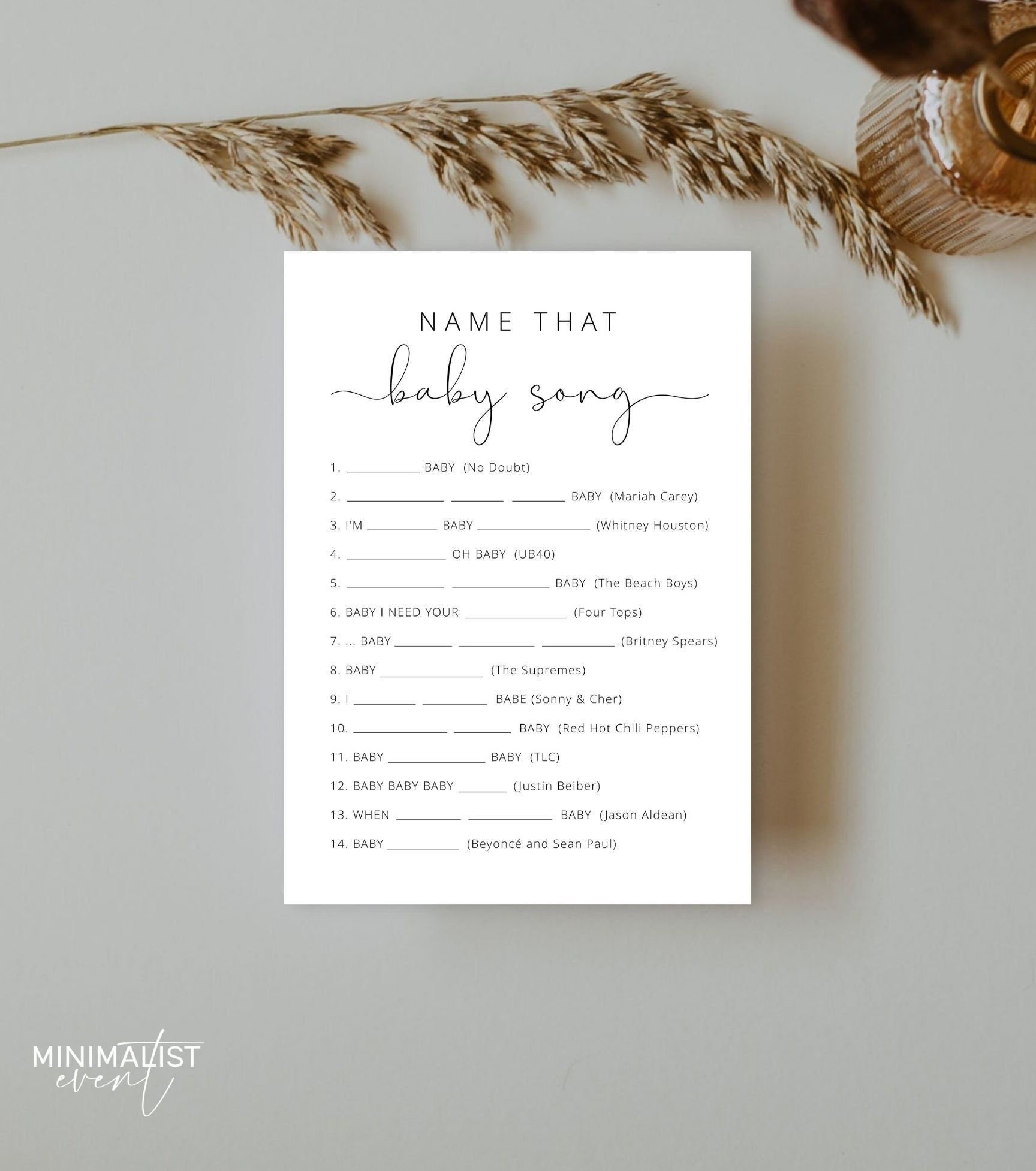Lullaby Baby Shower Etsy