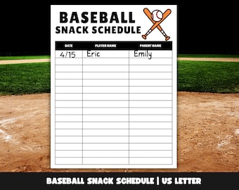 Inschrijfformulier honkbalsnack, aanmeldingsformulier honkbalsnack, aanmeldingsformulier teamsnack, aanmeldformulier wedstrijddag, snacklijst