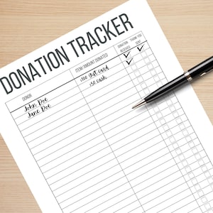 Wählen Sie ein Datum Donation Tracker; Fundraiser Log, Kalender Fundraiser Tracker, Fundraiser Log ausfüllen, Pay the Date Tracker, Fundraiser Blatt