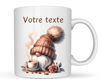 Mug personnalisé en céramique. Mug prénom. Tasse originale personnalisable. Cadeau anniversaire,Noël, Secret Santa. Livraison Mondial Relay