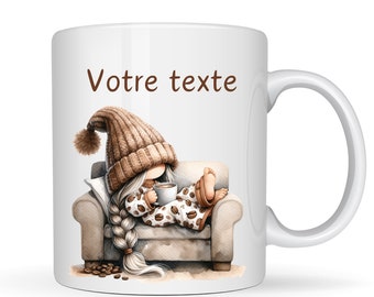 Mug personnalisé en céramique. Mug prénom.Tasse originale personnalisable. Cadeau anniversaire, Noël, Secret Santa. Livraison Mondial Relay