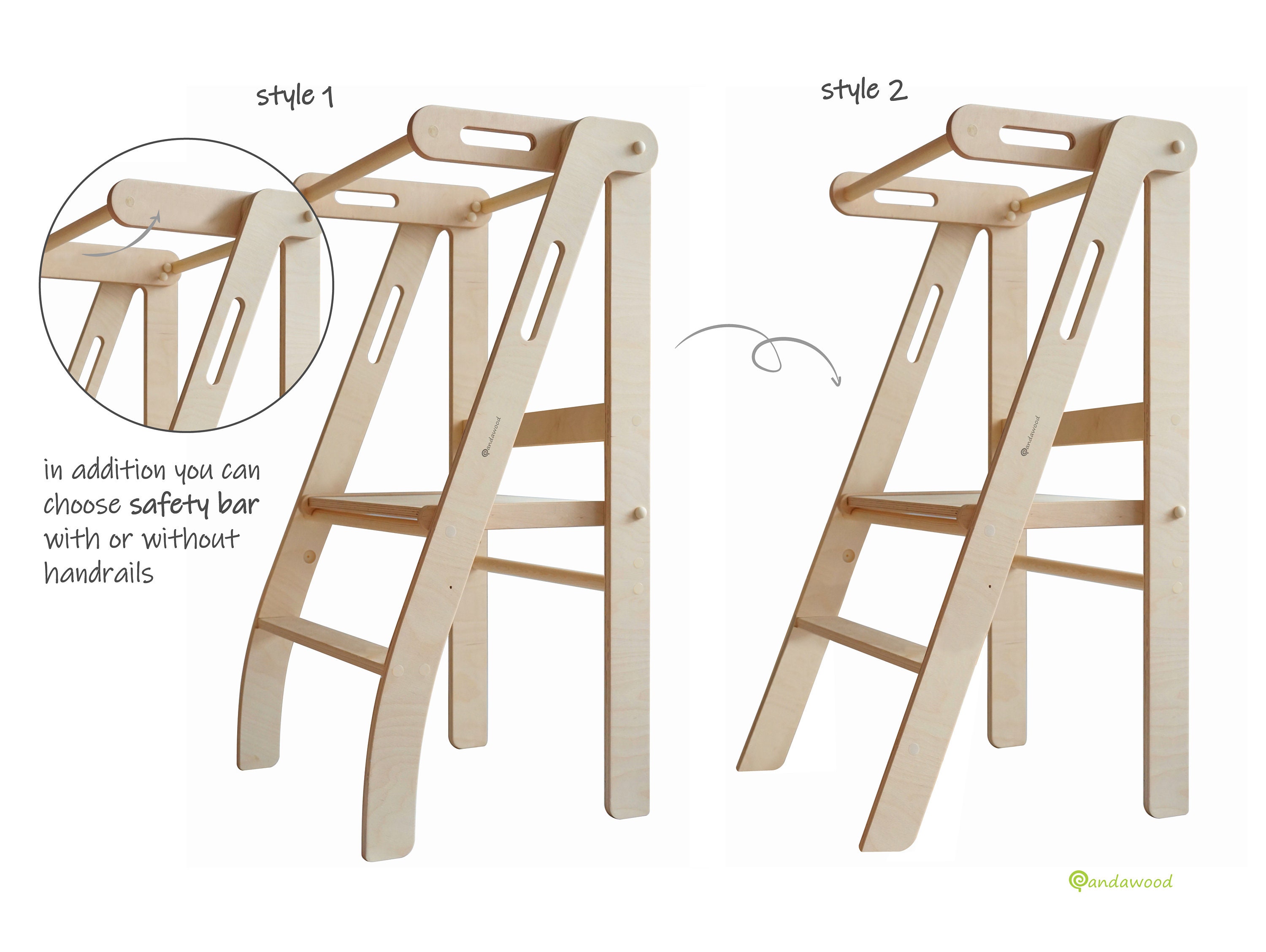 Slim outlet learning tower