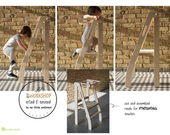 Folding Kitchen Tower Learning Helper Toddler Tower Foldable