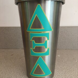 Greek Letter Tumblers