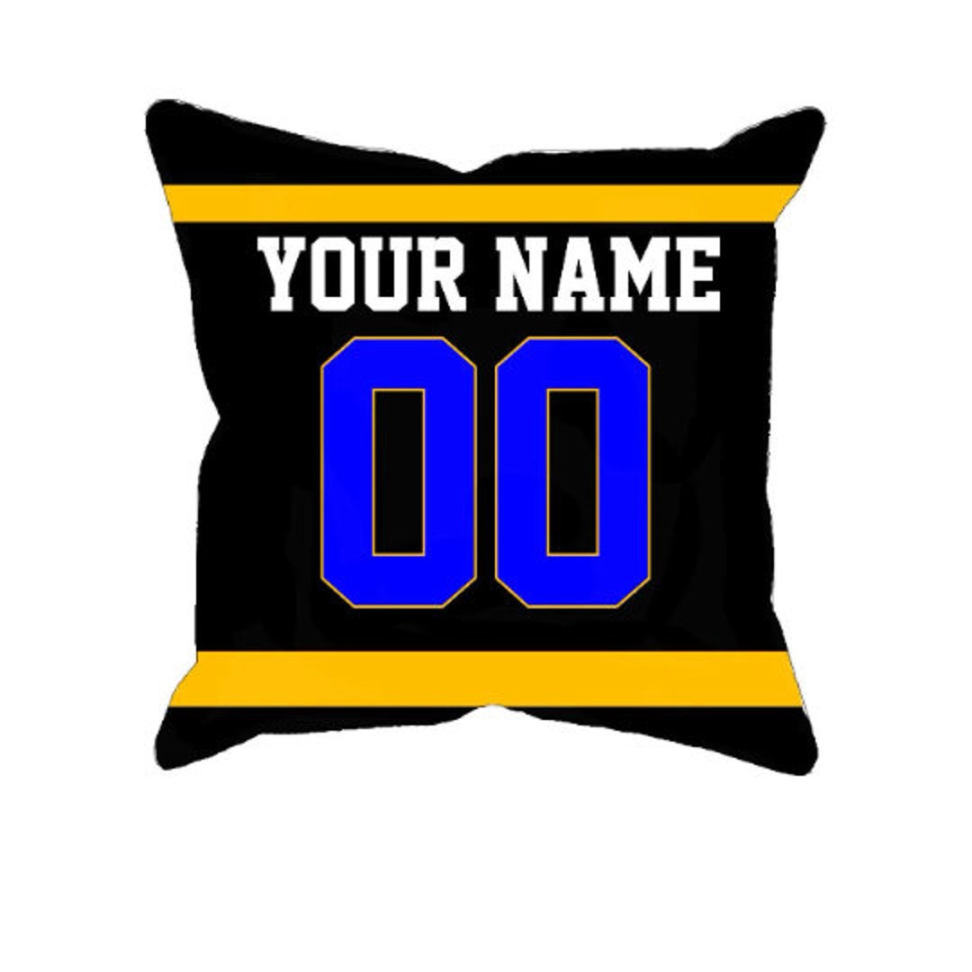 Personalized Custom Football Jersey Style Pillow Case Unique Etsy