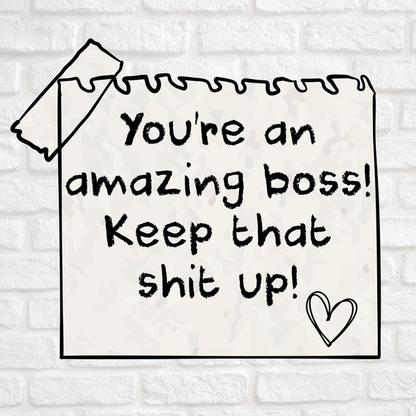 You're an awesome boss svg png design file, instant download for commercial business use