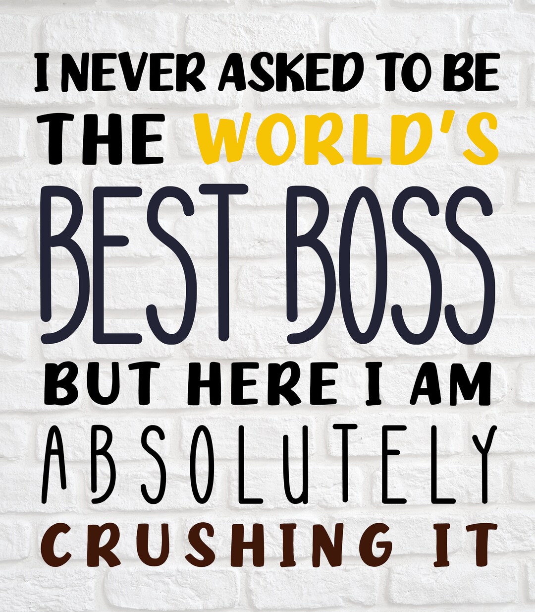 World's Best Boss Svg Png Design File, Instant Download for Commercial ...