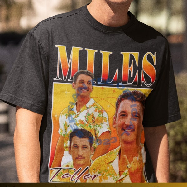 LIMITED MILES TELLER Shirt, Vintage Miles Teller Style 90s Tee, Miles Teller Fan, Miles Teller Merch, Gift For Women And Man, Movie Shirt