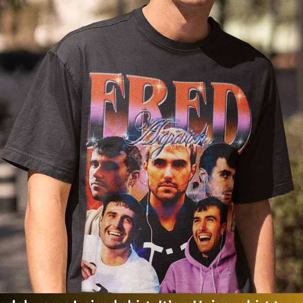 Begrenztes Fred Wieder Shirt, Hommage Fred Wieder Tshirt, Fred Wieder Merch, Fred Wieder Tour, Shirt Konzert, Geschenk für Frauen Mann, Unisex Kleidung