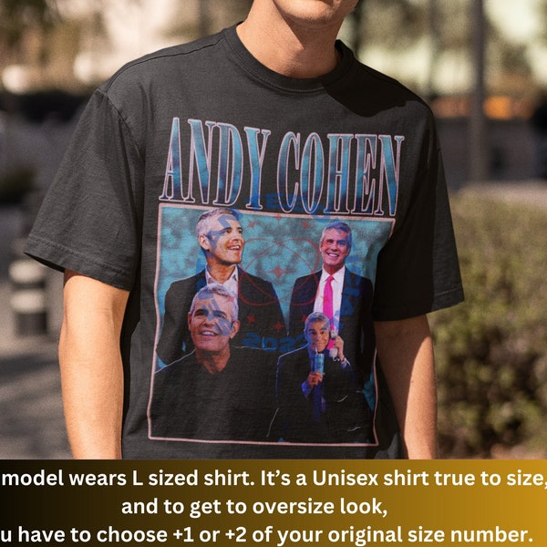 LIMITED Andy Cohen Shirt, Homage Andy Cohen, Andy Cohen Fan, Andy Cohen Merch, Gift For Wife, Vintage Shirt, Bootleg 90s Tee