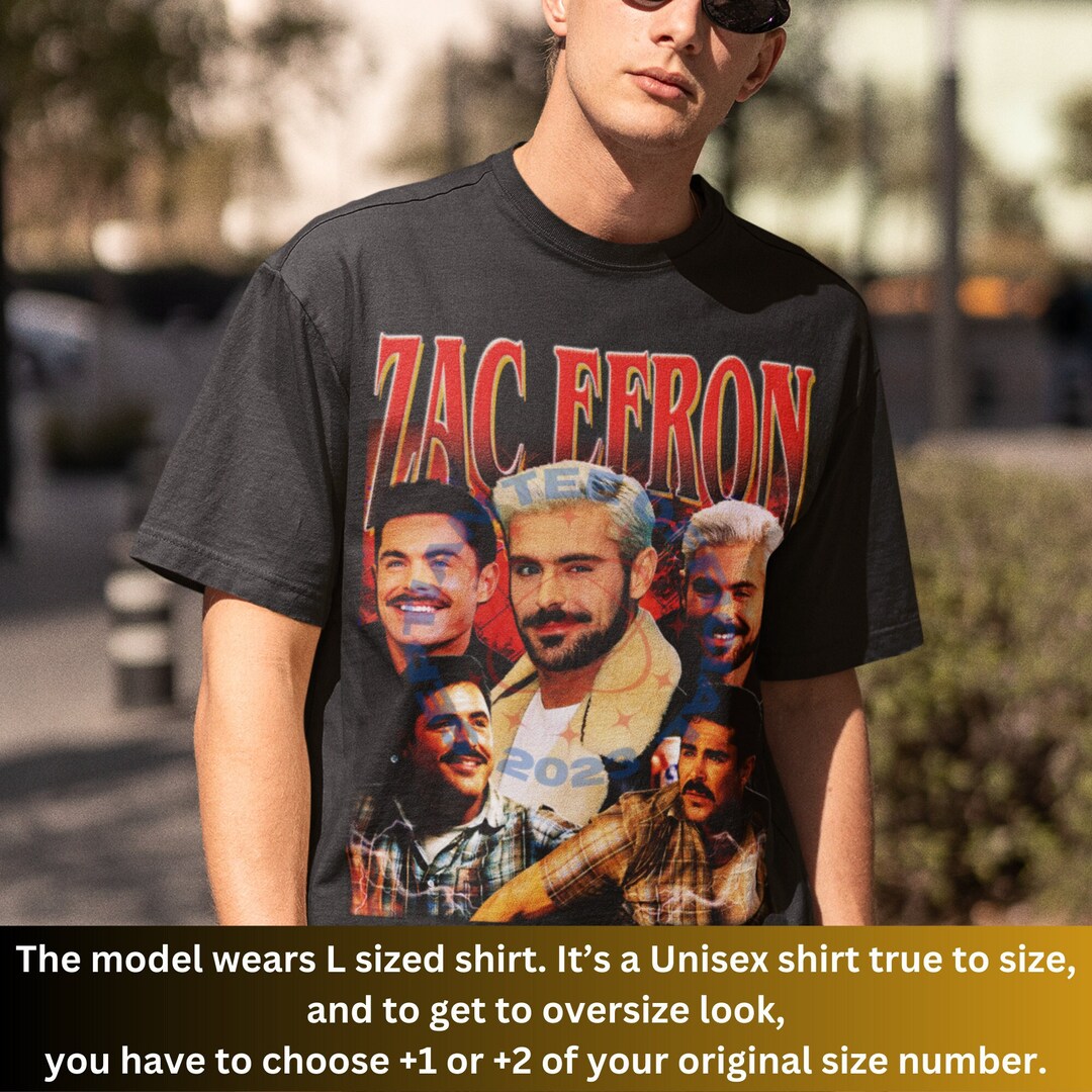 Limited Super Fresh Zac Efron Shirt, Homage Zac Efron 90s Tshirt, Troy Bolton Character Tee, Zac