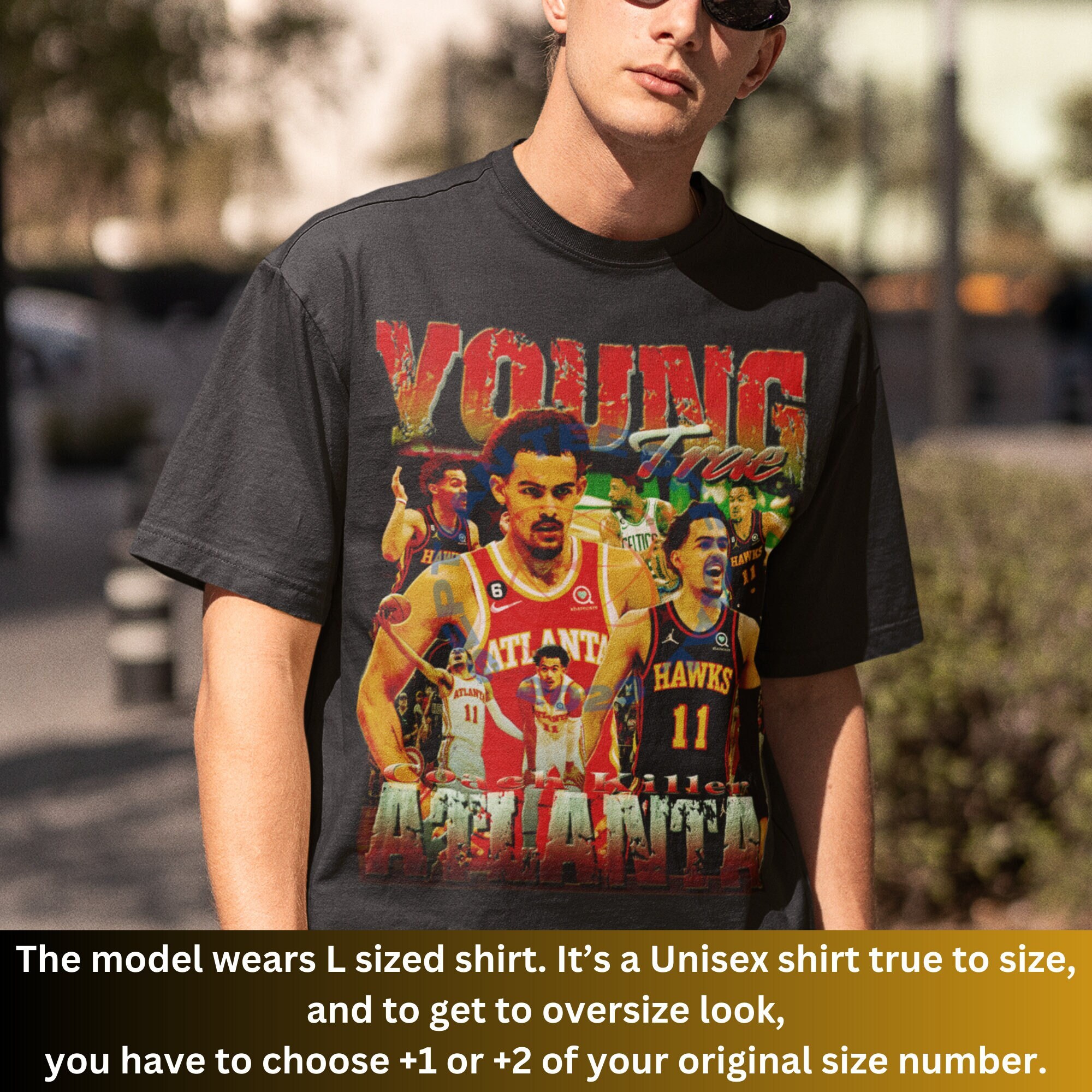 trae young t shirt nike