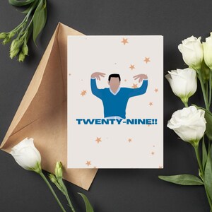 Downloadable 29th Birthday Card Template - Schmidt (two Different ...