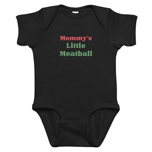 Body infantil almôndega da mamãe