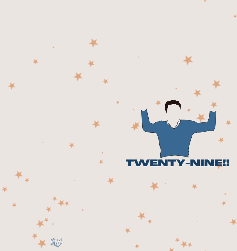 Downloadable 29th Birthday Card Template - Schmidt (two Different ...