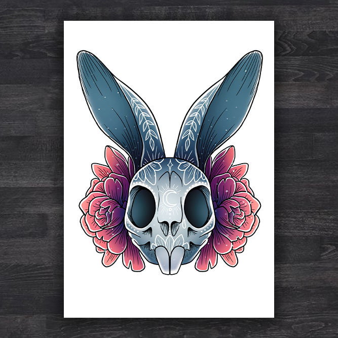 Share more than 75 rabbit skull tattoo best  ineteachers