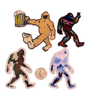Sasquatch, Bigfoot, Tahoe Hat Patches, heat press