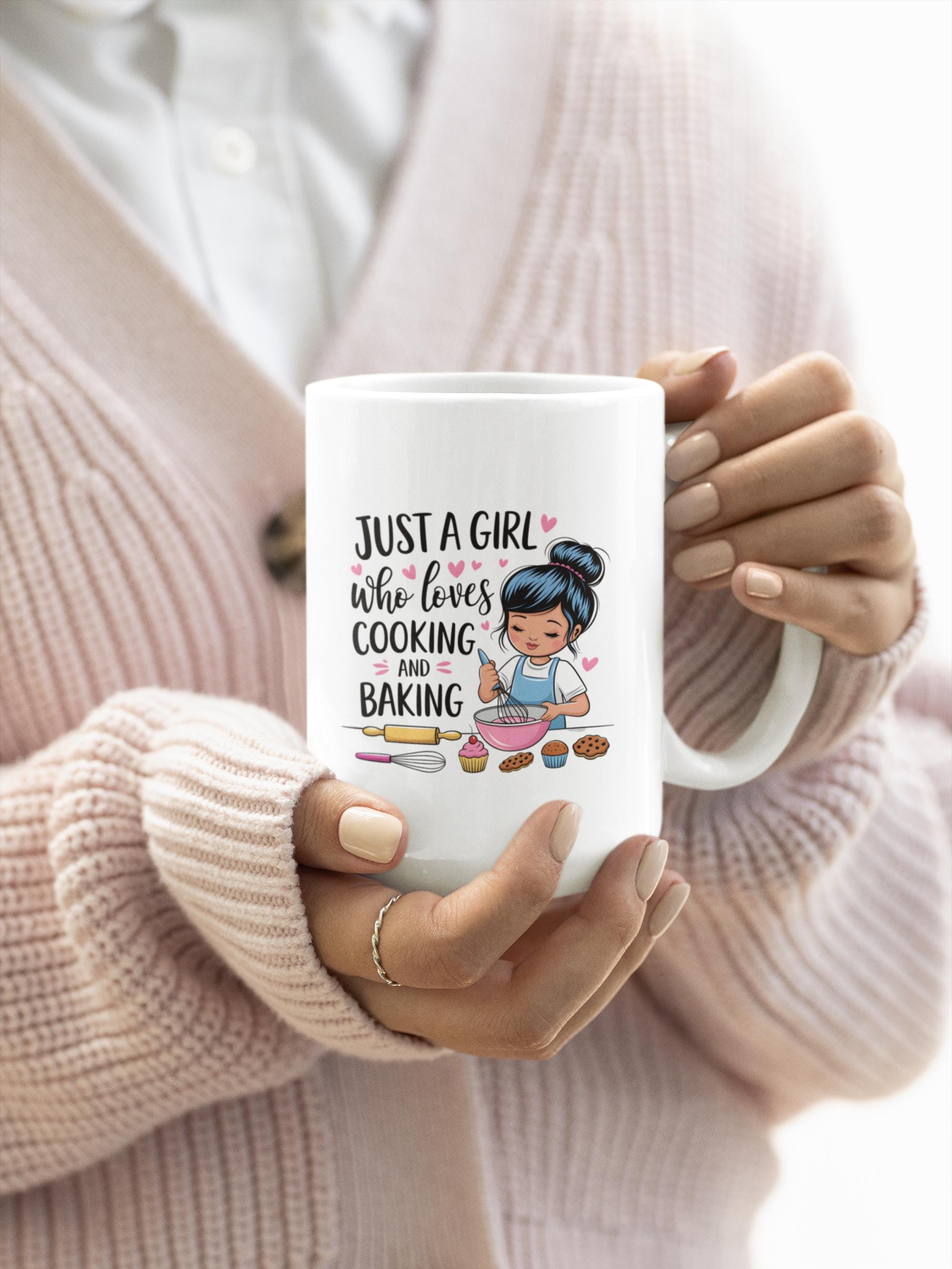 Just A Girl Who Loves Books & Coffee' Printed Mug – Pretty Obsessed