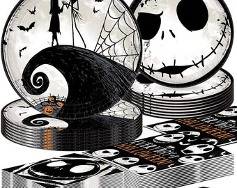 Nightmare Before Christmas Dinnerware Bundle | Dinner & Dessert Plates