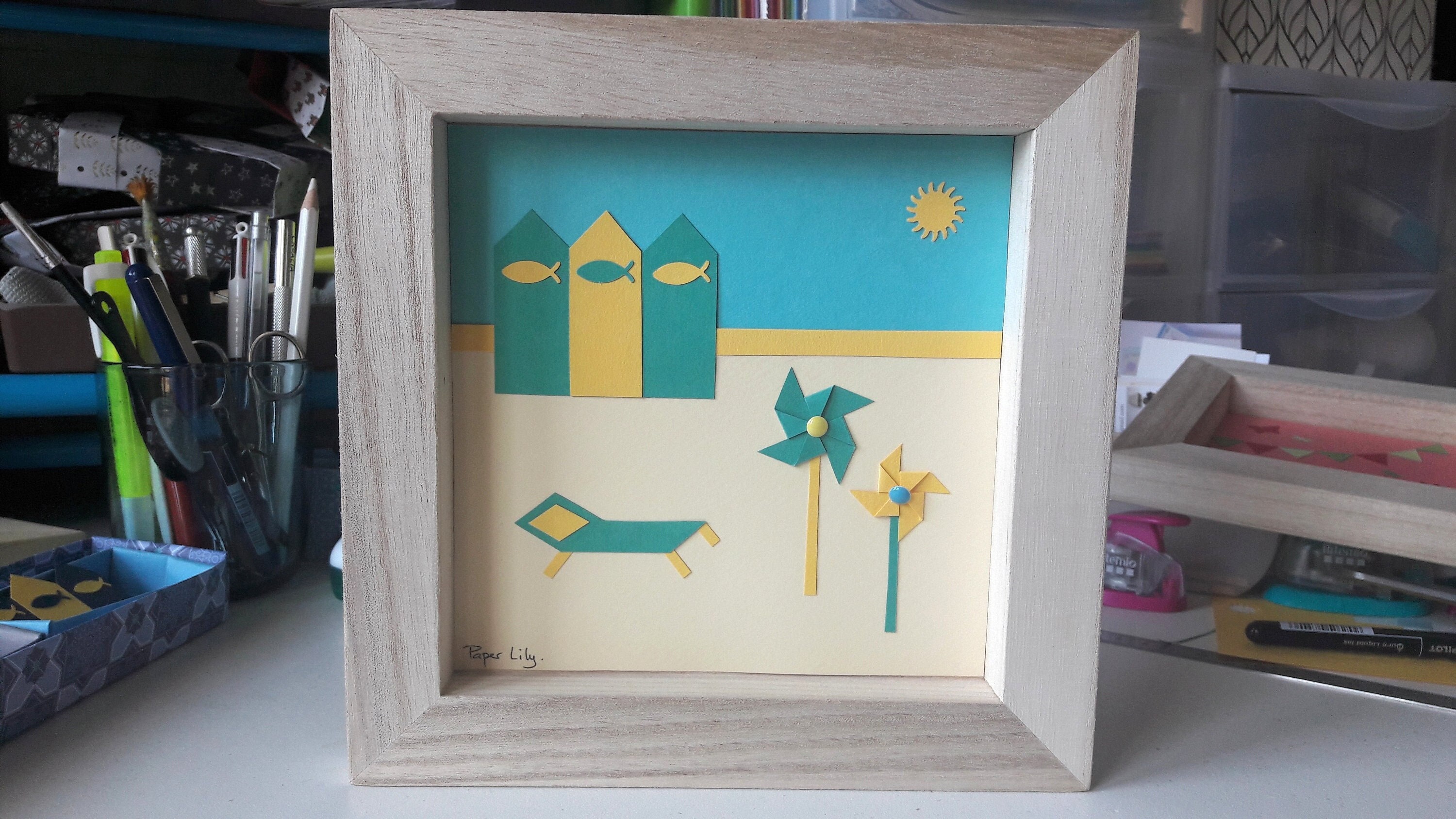 Cadre Enfant Origami Playa