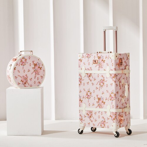 Personalized Vintage Style Suitcase for Women Luggage Set - Etsy