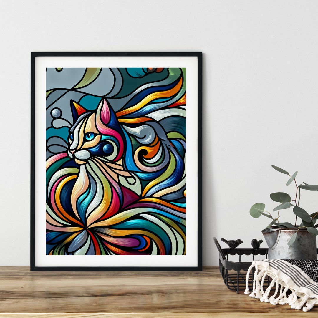 Wall Art Poster, Printable, Various Sizes, Instant Download, Digital AI ...