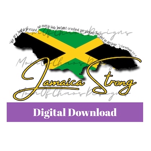 Jamaica Strong PNG Clipart, Jamaica Proud (Digital Download)