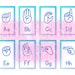 American Sign Language Flash Cards, ASL, Alphabet Printable, Digital ...