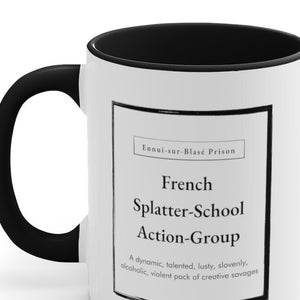 French Disptach, French Splatter-School, Les ENFANTS sont GROGNONS, The Children are Grumpy, Mendls, Art Teacher, Le Sans Blague, Anderson