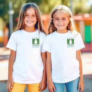 Camp Walden Shirt, Camp Walden, Camp, Matching Halloween Shirt, Halloween Costume Shirt, Parent Trap, Costume party, Twins, Twin Outfit