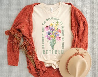 Cute Retirement Shirt, Full Time Grandma, Funny Retirement Shirt, Retirement Gift for Women, Ladies Retirement, Retired Grandma, Retired