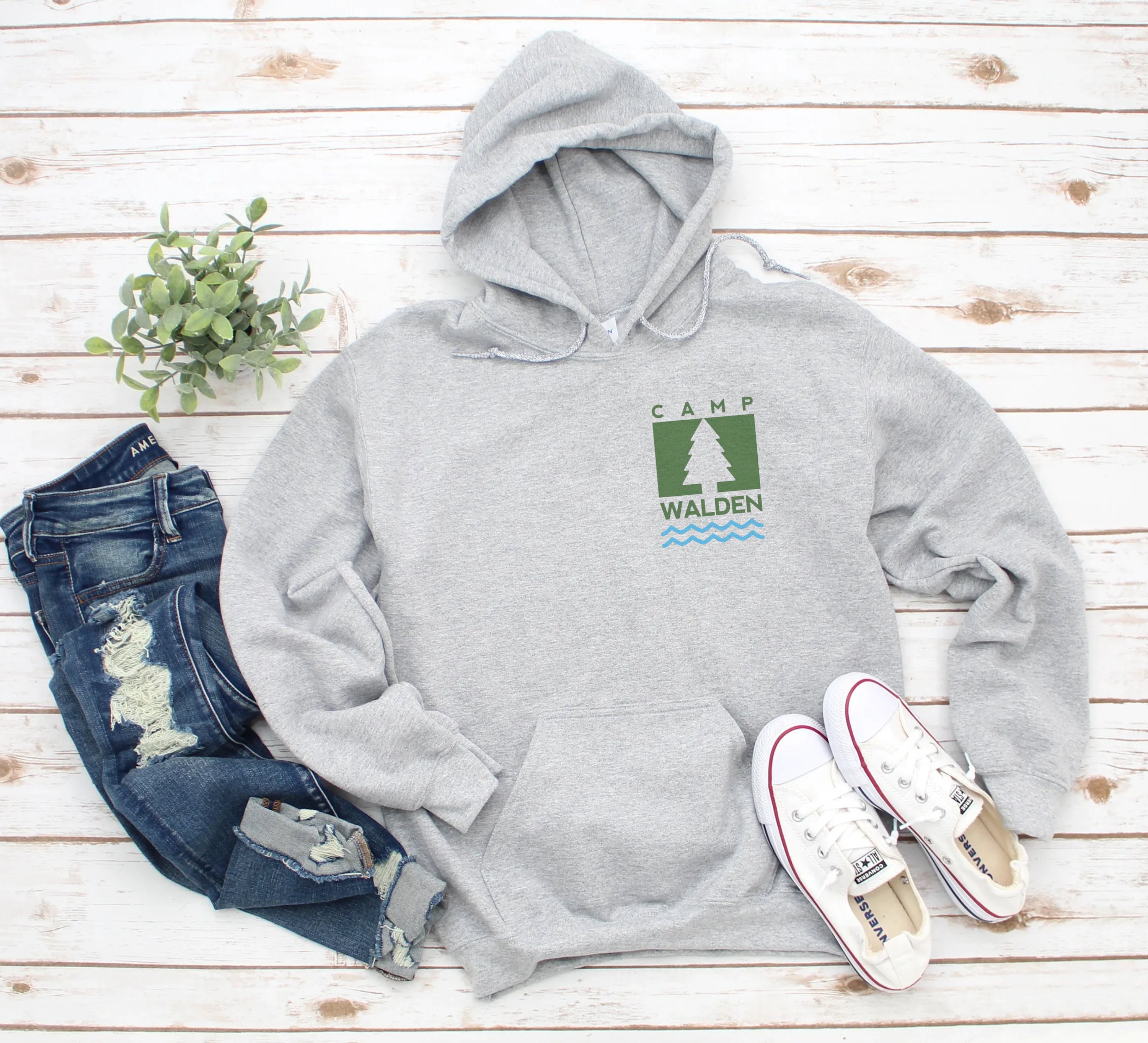 Camp Walden Hoodie ADULT and YOUTH Sizes Camp Walden Matching